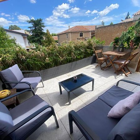 L'esplanade, appartement en centre-ville au calme Puisserguier Extérieur photo