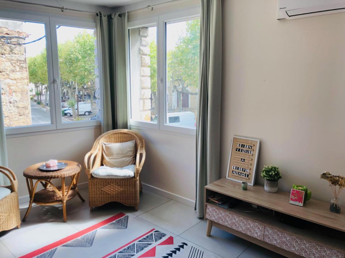 L'esplanade, appartement en centre-ville au calme Puisserguier Extérieur photo