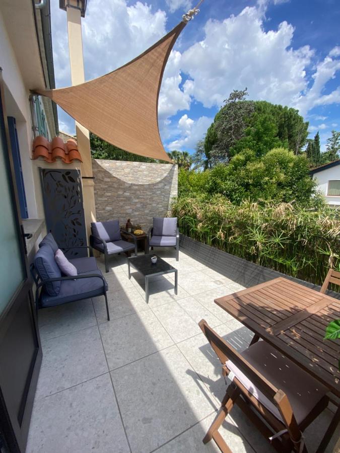 L'esplanade, appartement en centre-ville au calme Puisserguier Extérieur photo